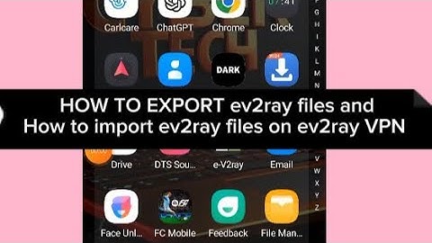 How To Import and Export ev2ray VPN files (simple and straight forward tutorial)