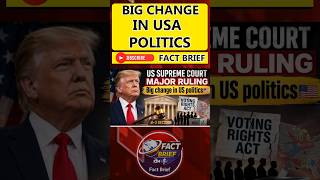 US Supreme Court 6–3 Ruling Could Reshape Elections | Voting Rights Act Impact #USSupremeCourt #law