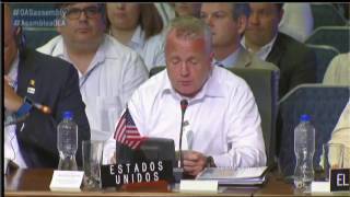 Deputy Secretary Sullivan Remarks at OAS Plenary Session