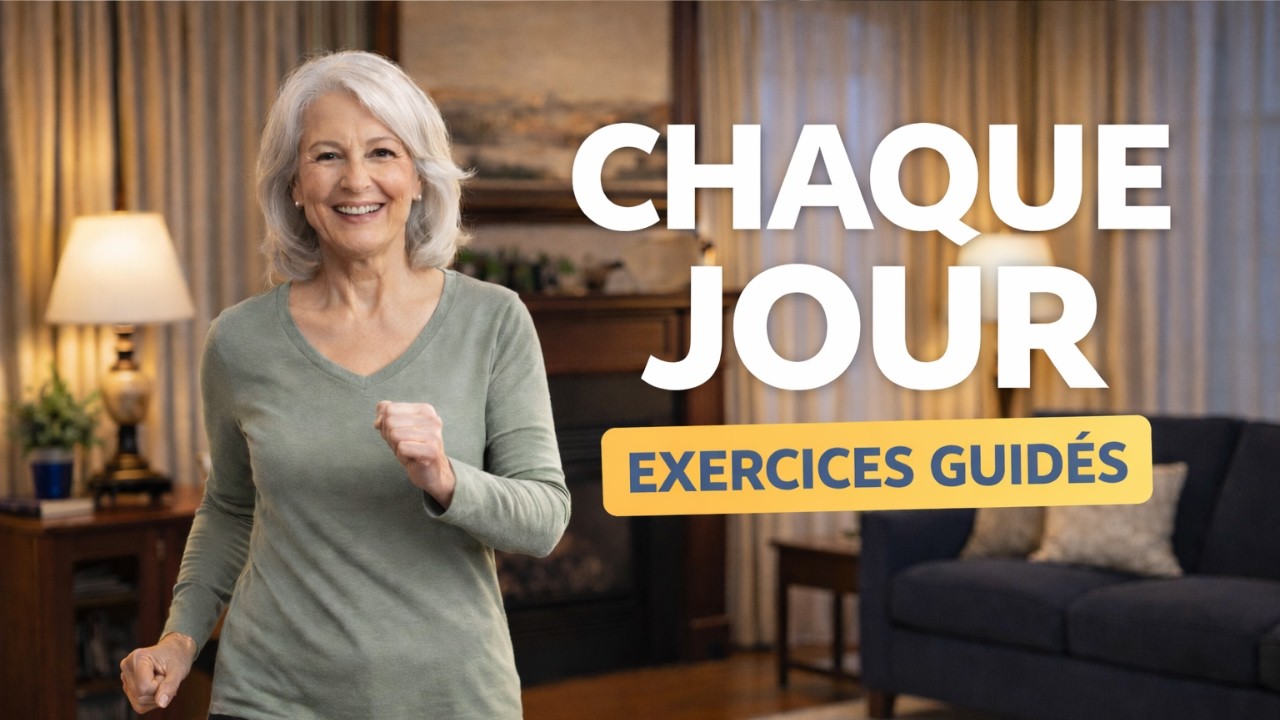Marchez sans sortir : une séance simple pour bouger à la maison - exercices guidés