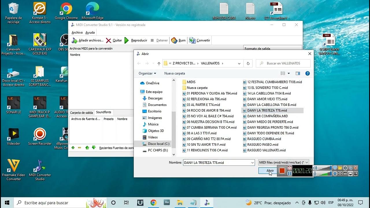 SF2 EN WINDOWS 10 MIDI CONVERTER STUDIO YouTube