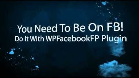 WP Facebook Fanpage Plugin For Wordpress