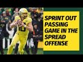 Sprint Out Passing Game in the Spread Offense