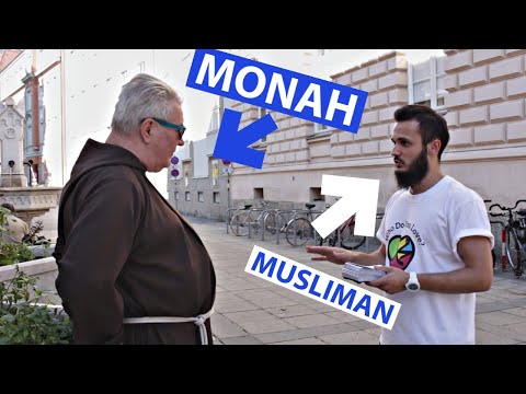 Musliman razgovara sa monahom (redovnikom)