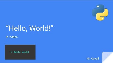 "Hello, World!" in Python using Cloud9
