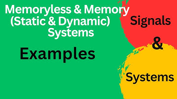 Questions of Static & Dynamic systems: Signals & Systems:  |Gate | IES | ISRO |TRANSCO |GENCO |TGPSC