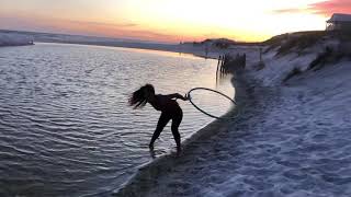 Hula Hoop Sunset Spin