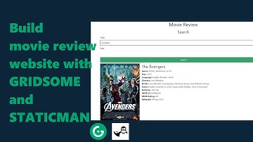 How to build a movie review website with GRIDSOME and STATICMAN