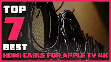 ¿Qué tipo de cable HDMI necesito para el Apple TV 4K?