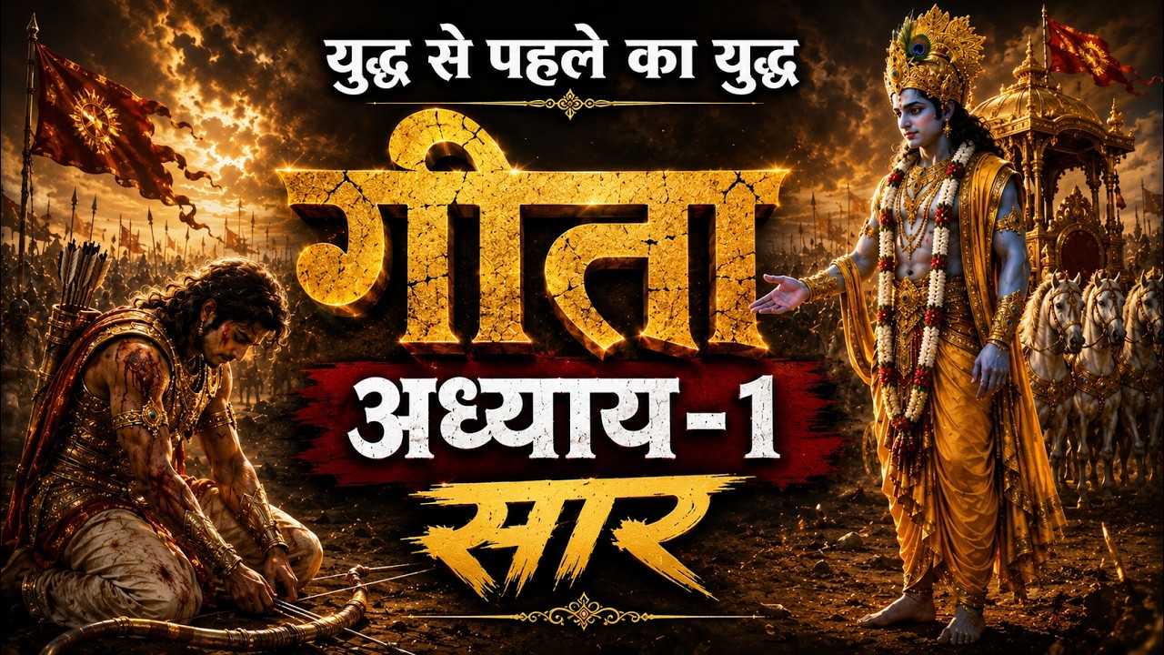 Chapter 1 Hindi Summary जब योद्धा अर्जुन के हाथ कांपने लगे |
