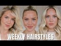 Weekly Hairstyles | How I Style My Hair | Elanna Pecherle 2021