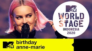 Anne-Marie - 'Birthday' | MTV World Stage Indonesia | Live Performance