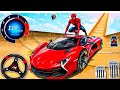 Superhero Car Stunt Mega Ramps - Impossible GT Car Driving Tracks 3D - Android GamePlay