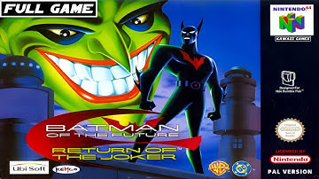 Batman Beyond: Return of the Joker [N64] Gameplay Walkthrough FULL GAME [4K60ᶠᵖˢ UHD🔴]