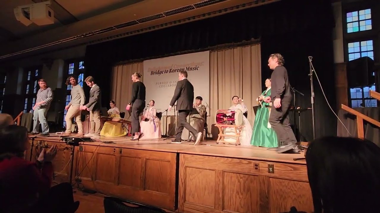 미국에서 한국전통음악이  기립박수를??? KPOP 어디까지?  이제는 전통음악시대!!  여긴어디? 퍼듀대학교! 뮤직페스티벌 커튼콜! #purdue #snu #Koreanmusic