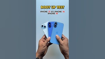 3 Generations, 1 Test: iPhone 15 to 17 Boot Speed Evolution