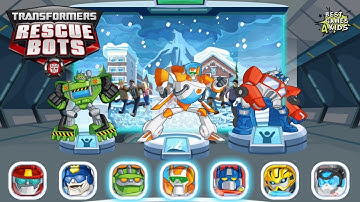Transformers Rescue Bots: Disaster Dash Hero Run #117 | AVOID icy hail! By Budge