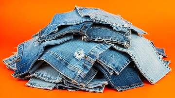 6 Great Ideas You Can Sew From Old Jeans 👖 | DIY Clothing Recycling