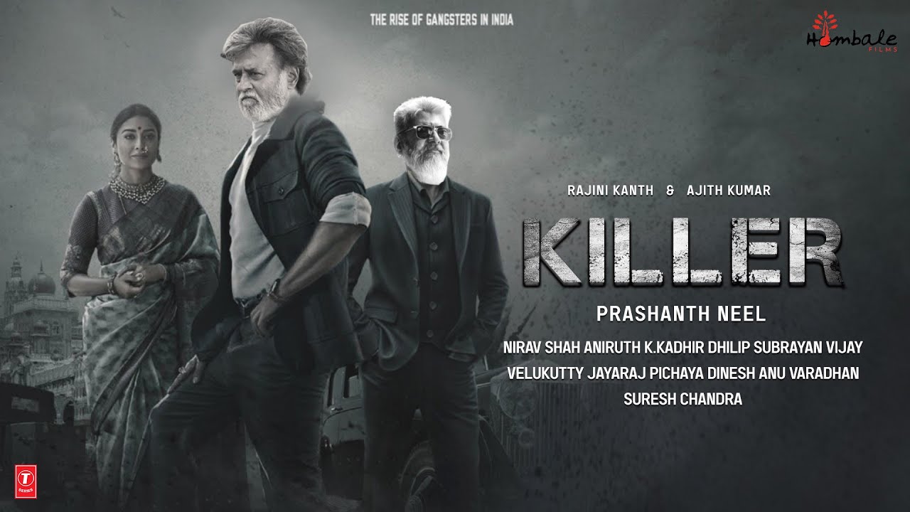 Killer Motion Poster Rajinkanth Ajith Kumar AR Rahuman