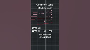Modulations under a common tone! #shorts #composer #epicmusic