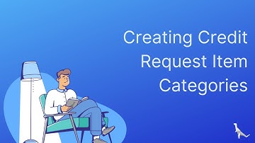 Creating Credit Request Item Categories