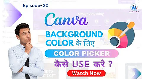 How to use color picker in canva 🔥 online for Beginners