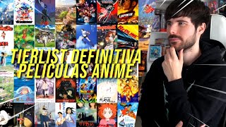 LA TIERLIST DEFINITIVA DE LAS MEJORES PELICULAS DE ANIME