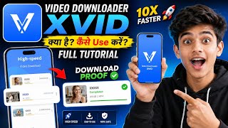 video downloader xvid app kaise use kare || how to use video downloader xvid | video downloader xvid