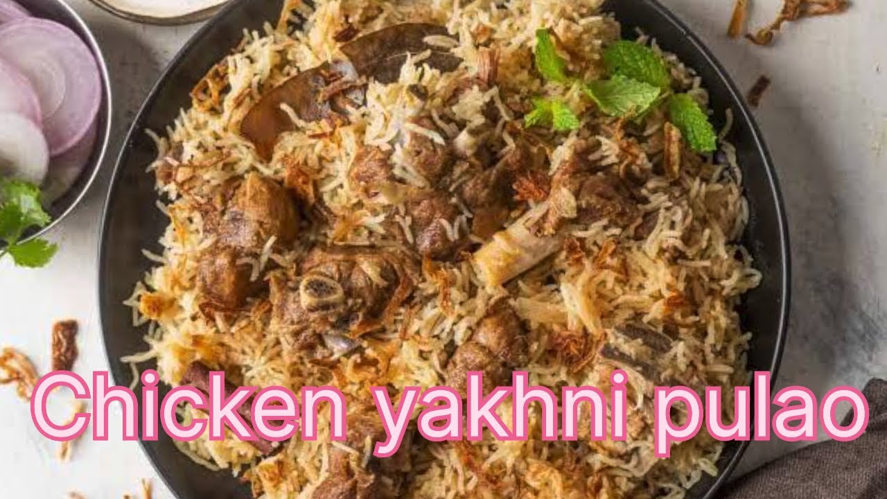 If heaven had a fragrance... it would smell like Chicken Yakhni Pulao