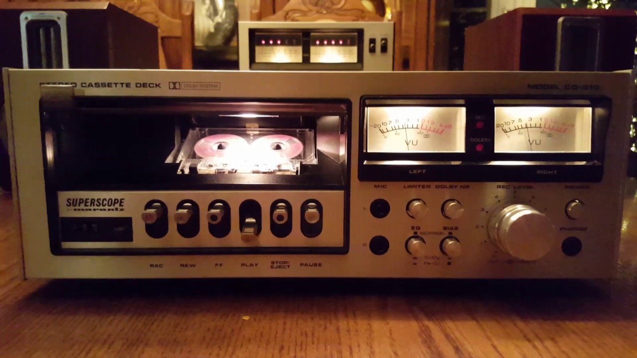 Superscope by marantz tape deck CD310 demo test vintage audio crazy