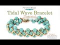 Tidal Wave Bracelet Tutorial- DIY Jewelry Making Tutorial by PotomacBeads