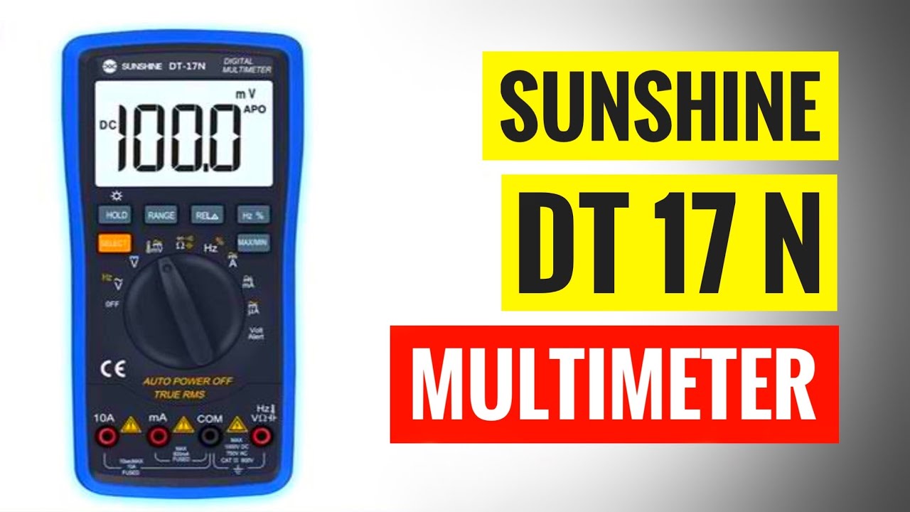 Sunshine UT17n Multimeter Truerms Multimeter Digtal Multimeter