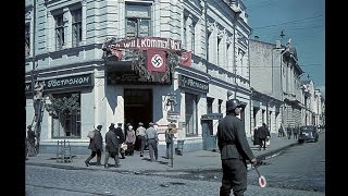 Оккупированный Харьков в цвете / Occupied Kharkov in colour: 1942