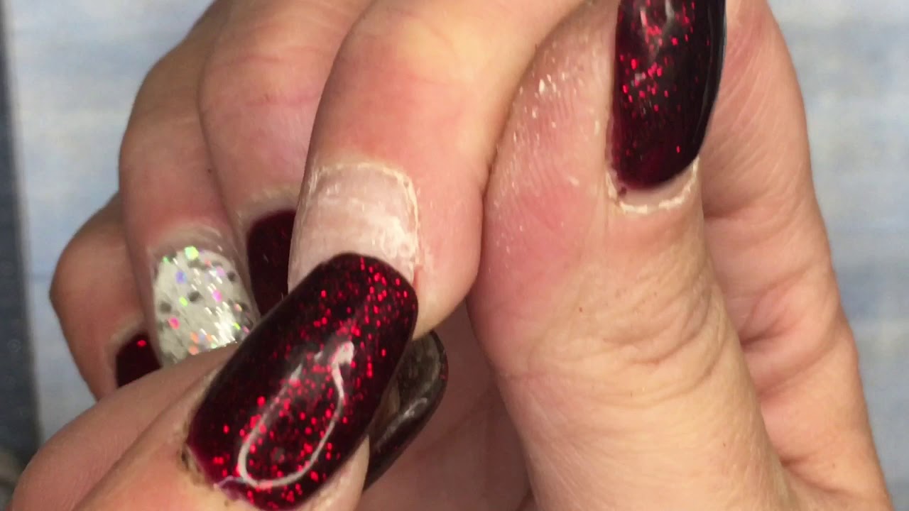 Fixing my broken nail - YouTube