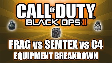 Black Ops 2 | Frag vs Semtex vs C4 (Best Lethal Equipment)