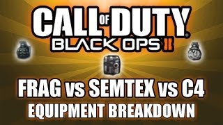 Black Ops 2 | Frag vs Semtex vs C4 (Best Lethal Equipment)