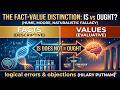The Fact-Value Distinction | The Is-Ought Problem & Naturalistic Fallacy