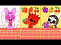 Pinky x Raddy x  x Wenda ASMR MUKBANG Fruit food x Apple x Small EATING SOUND