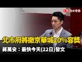 北市府將撤銷京華城20％容獎  蔣萬安：最快今天發文