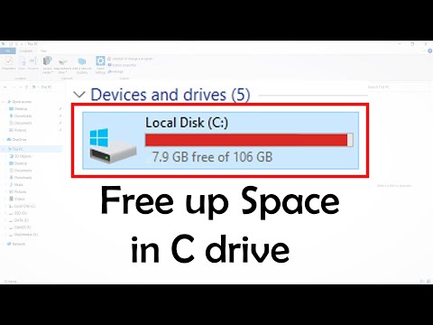 Disk space full on windows 10/11 | Clean up Disk Space | JOHN TECH