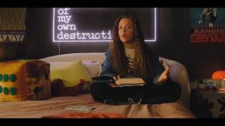 Sofia Rosinsky in Green Socks