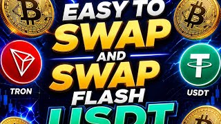 How to generate flash usdt now easy to swap#flash #usdt 