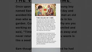 The value of time || English moral story || English Short story 💫