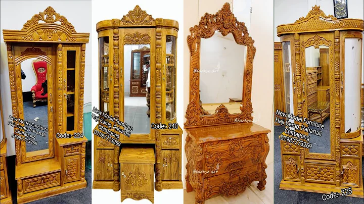 Wooden modern dressing table design | Top 20 dressing table design latest