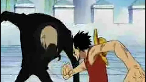 one piece luffy vs blueno amv