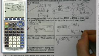 Honors Algebra 2 Unit 4 8.8 Using Exponent and Log Functions