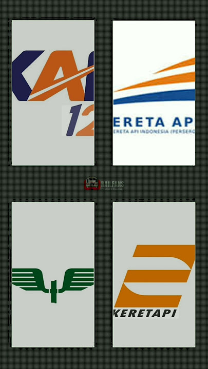 Logo kereta api Indonesia yang dulu dan sekarang #zynrailfans