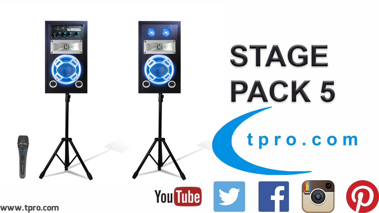 Stage Speaker System - Bluetooth (Package Option) 