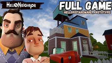 Hello Neighbor MOD: Hello Pista Remake Prototype - Full Game Walkthrough