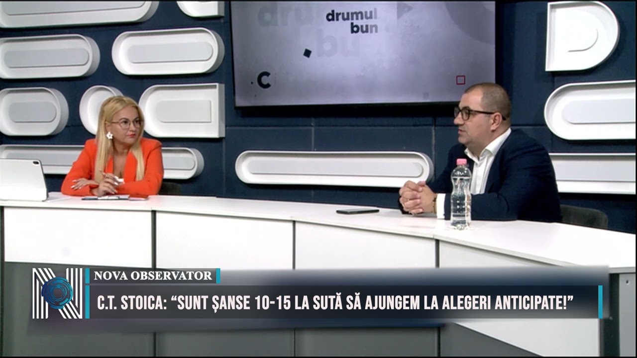 C.T. Stoica: “Sunt șanse 10-15 la sută să ajungem la alegeri anticipate!”
